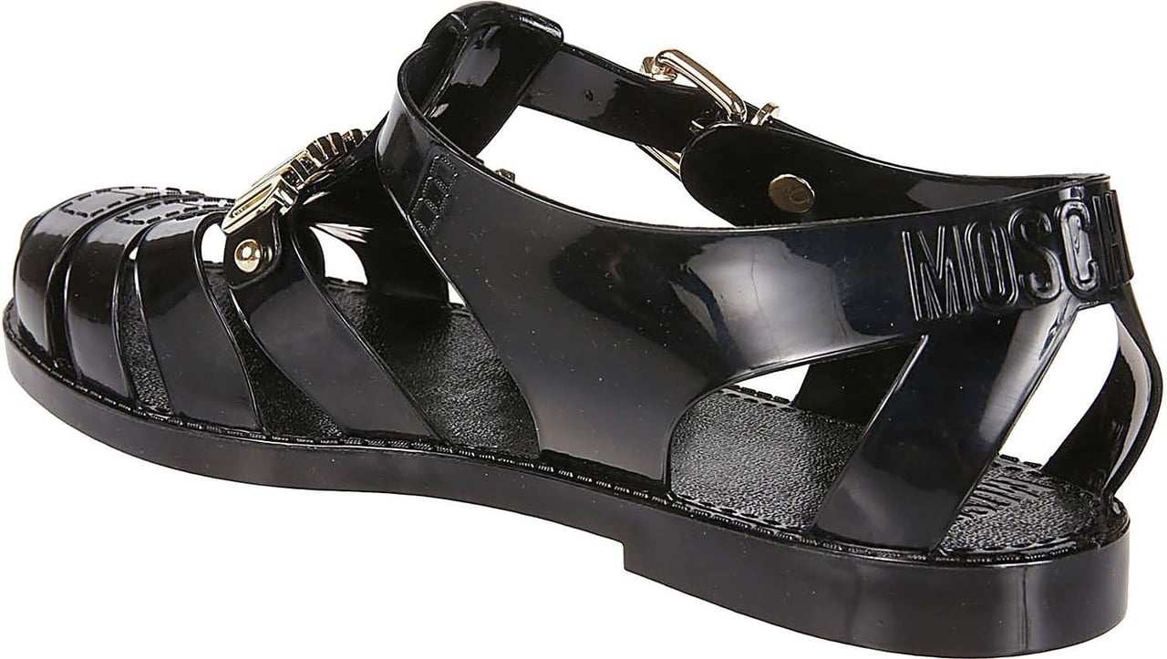 Moschino Jelly15 Sandals Black Zwart
