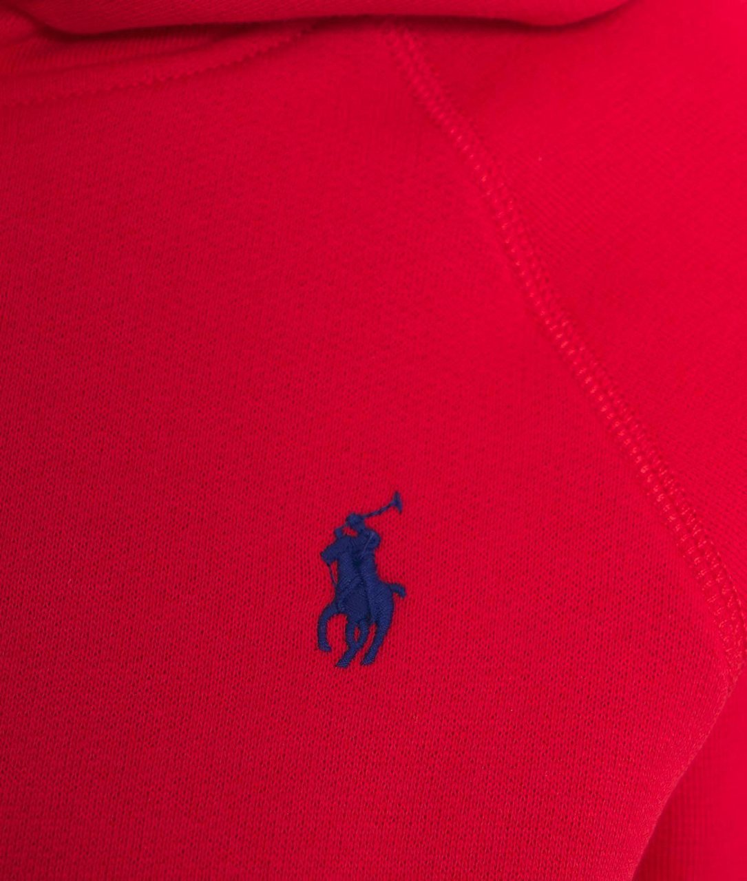 Ralph Lauren Hoodie with embroidered logo Rood