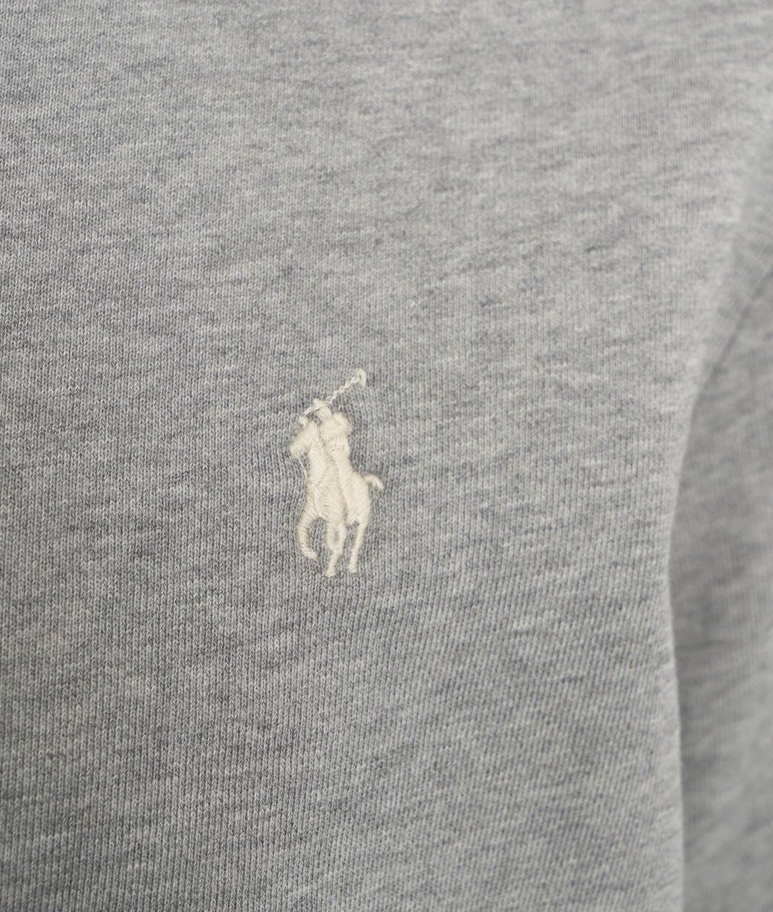 Ralph Lauren Sweater with embroidered logo Grijs