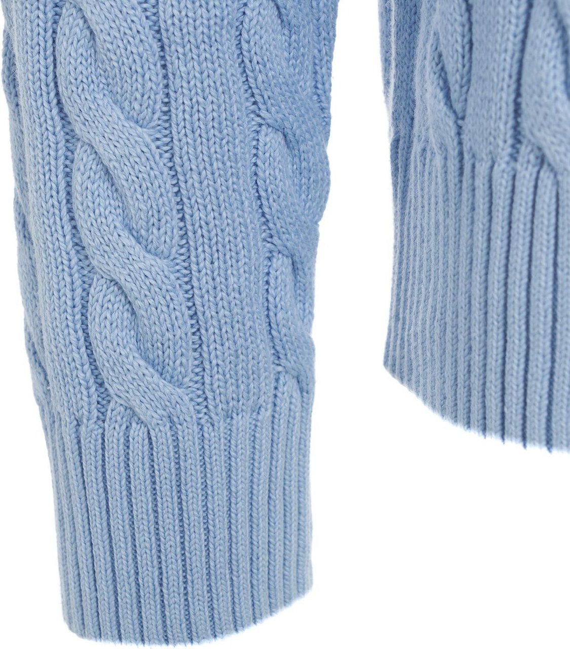 Ralph Lauren Cable knit sweater Blauw