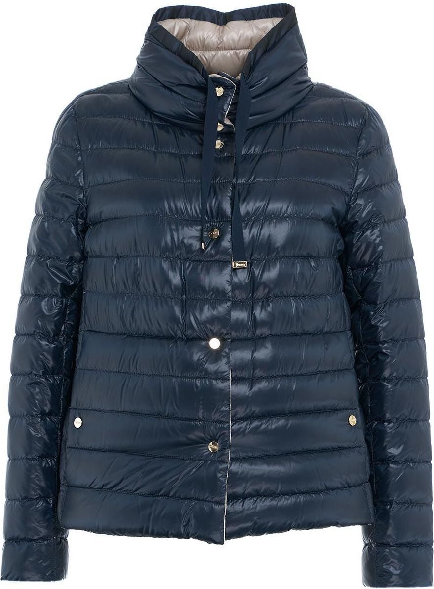 Herno Quilted down jacket Blauw