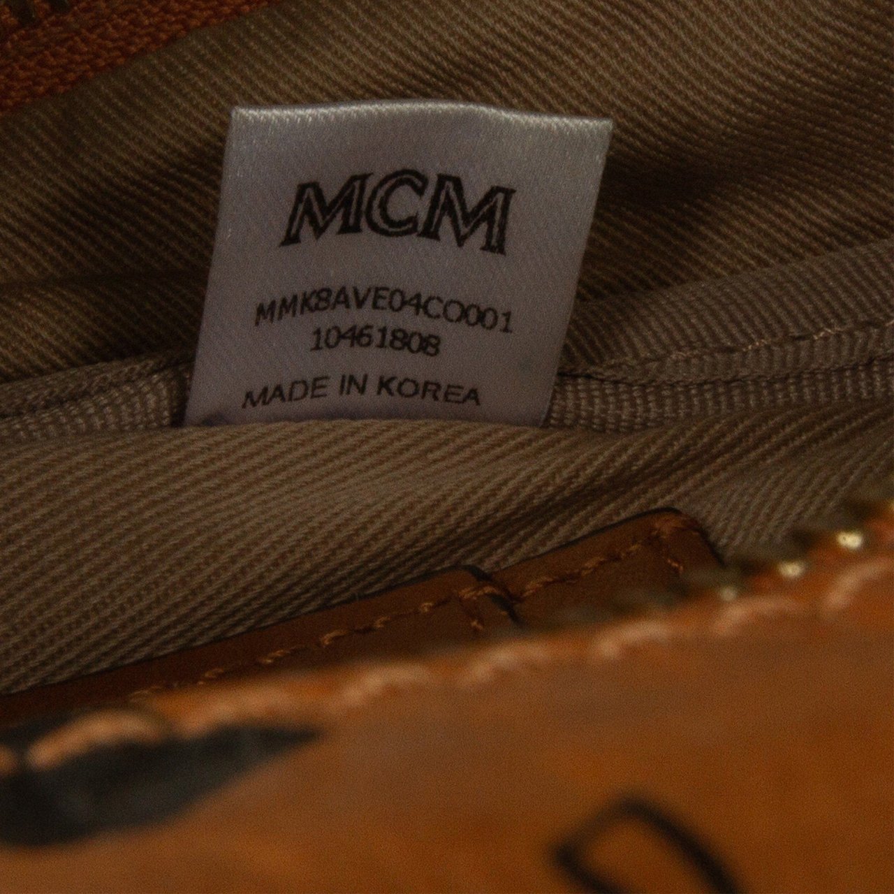 MCM Mini Visetos Stark Backpack Bruin
