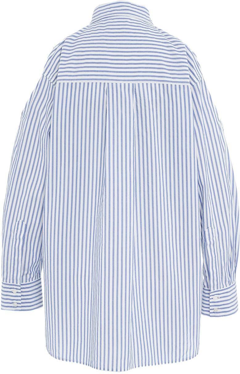 Pinko Striped blouse "Canterno" Blauw