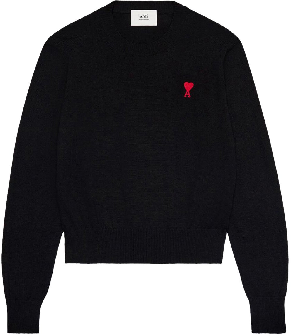 AMI Paris Sweaters Black Black Zwart