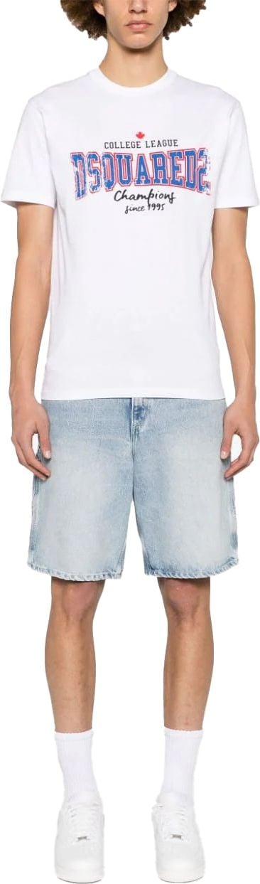 Dsquared2 Witte T-shirt Wit