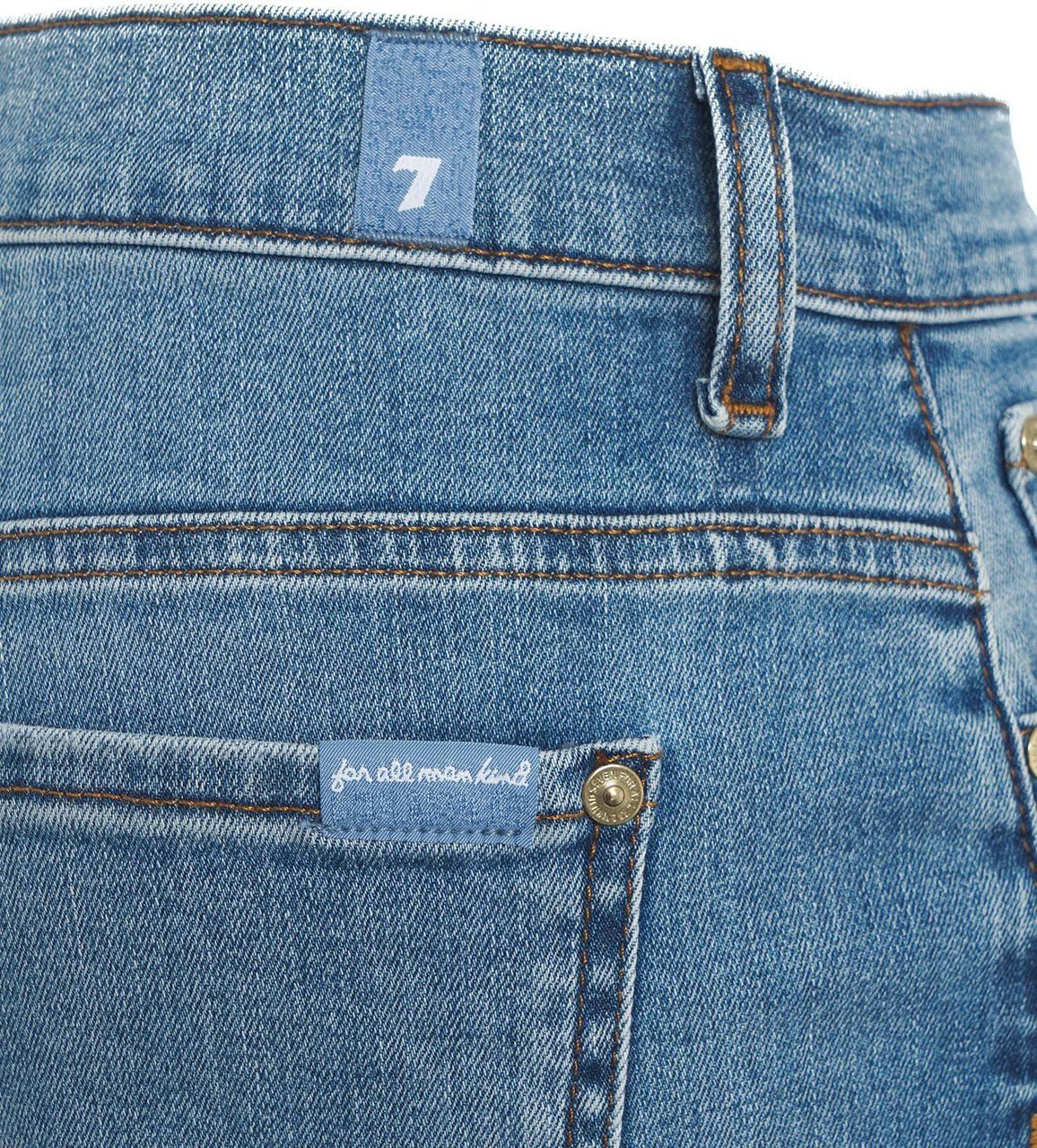 7 For All Mankind Jeans "The Modern Straight" Blauw