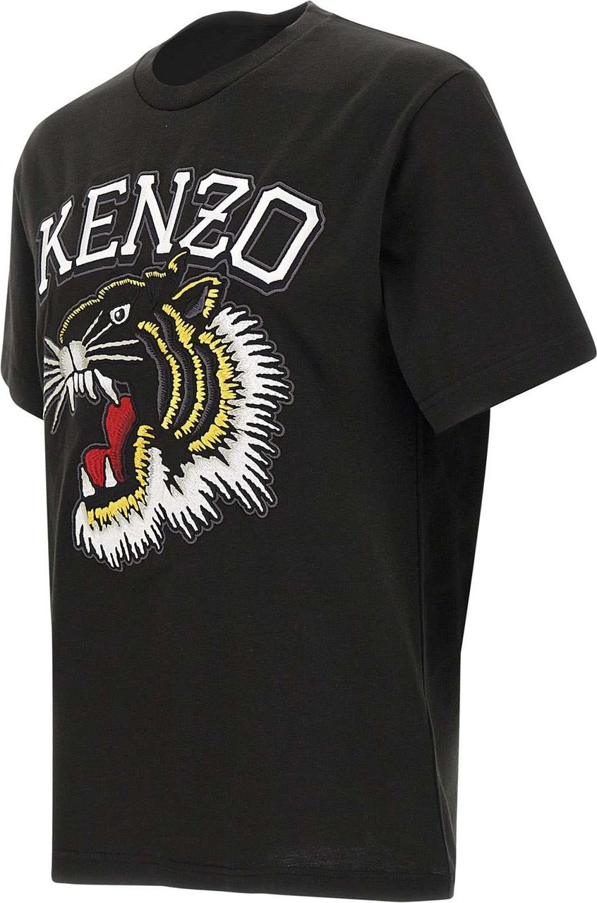 Kenzo Paris T-shirts And Polos Black Zwart