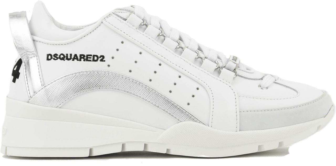 Dsquared2 Dsquared Legendary Sneaker White Si Zilver