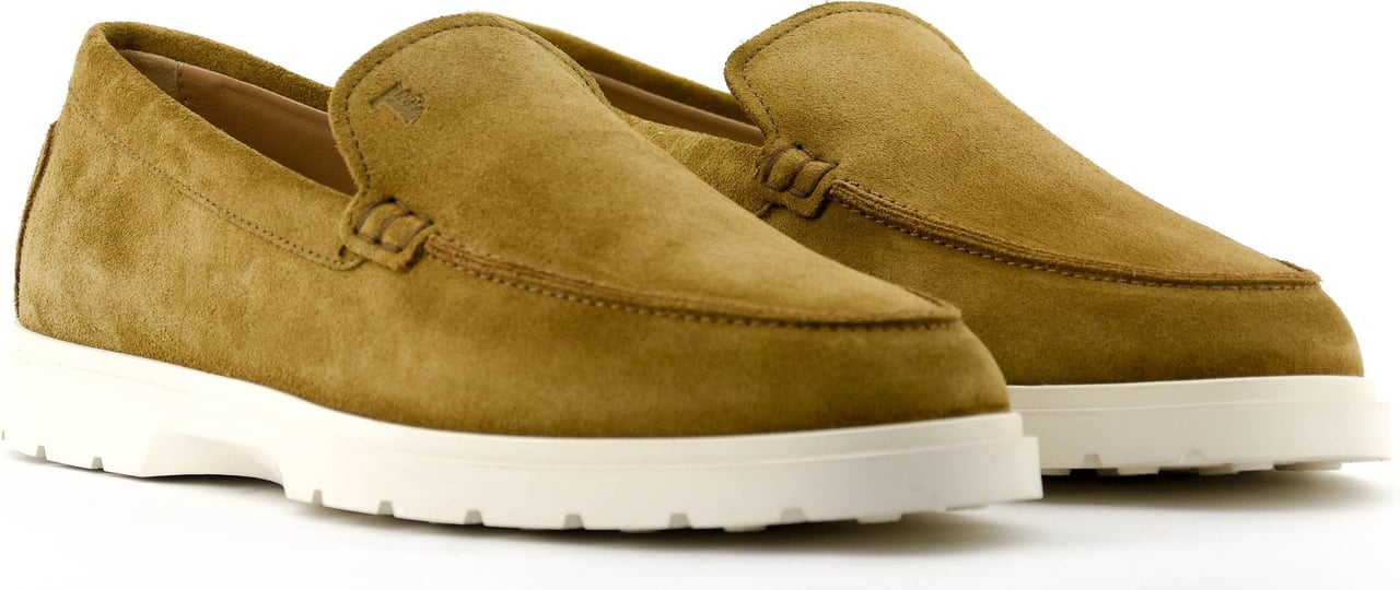Tod's Loafer Cuoio Suede Bruin