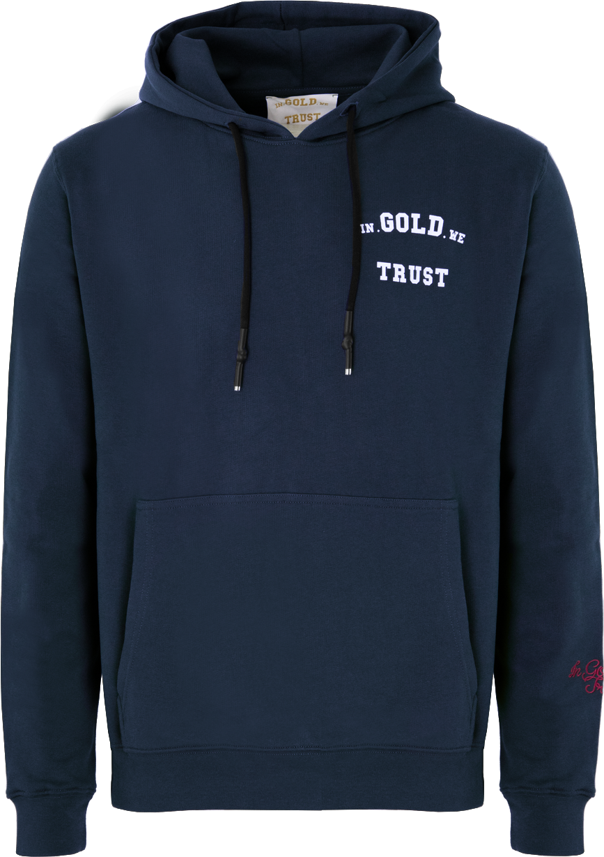 In Gold We Trust The Notorious Hoodie Blauw Blauw