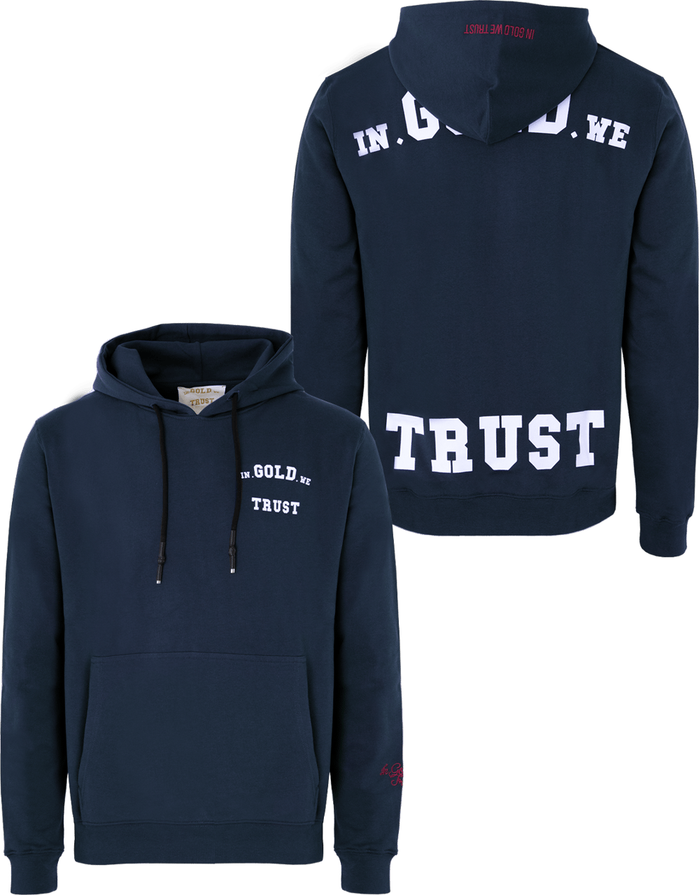 In Gold We Trust The Notorious Hoodie Blauw Blauw