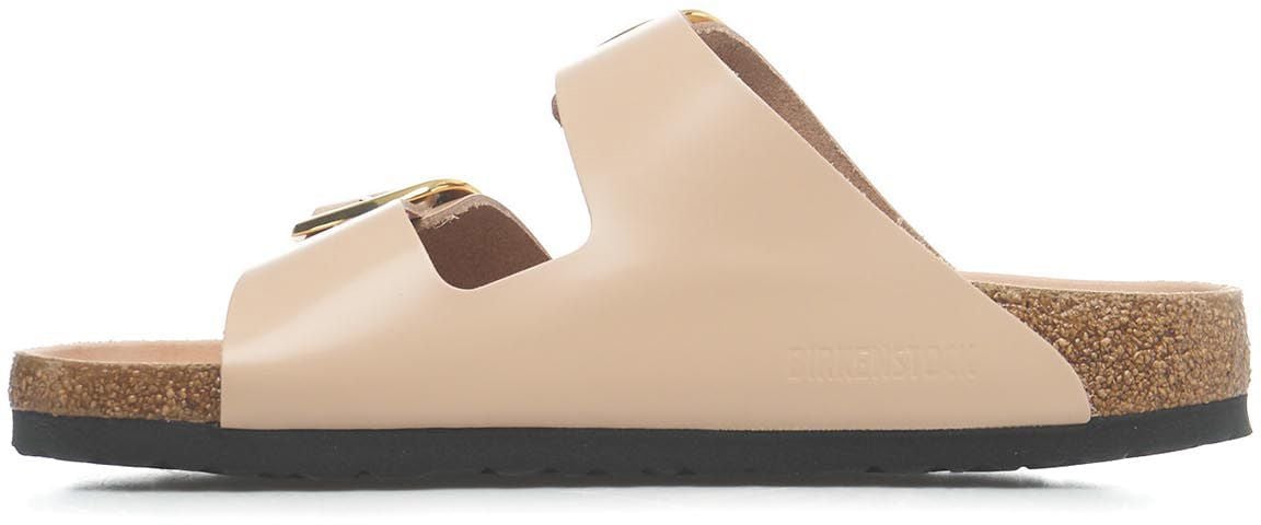 Birkenstock Slides "Arizona Big Buckle" Beige