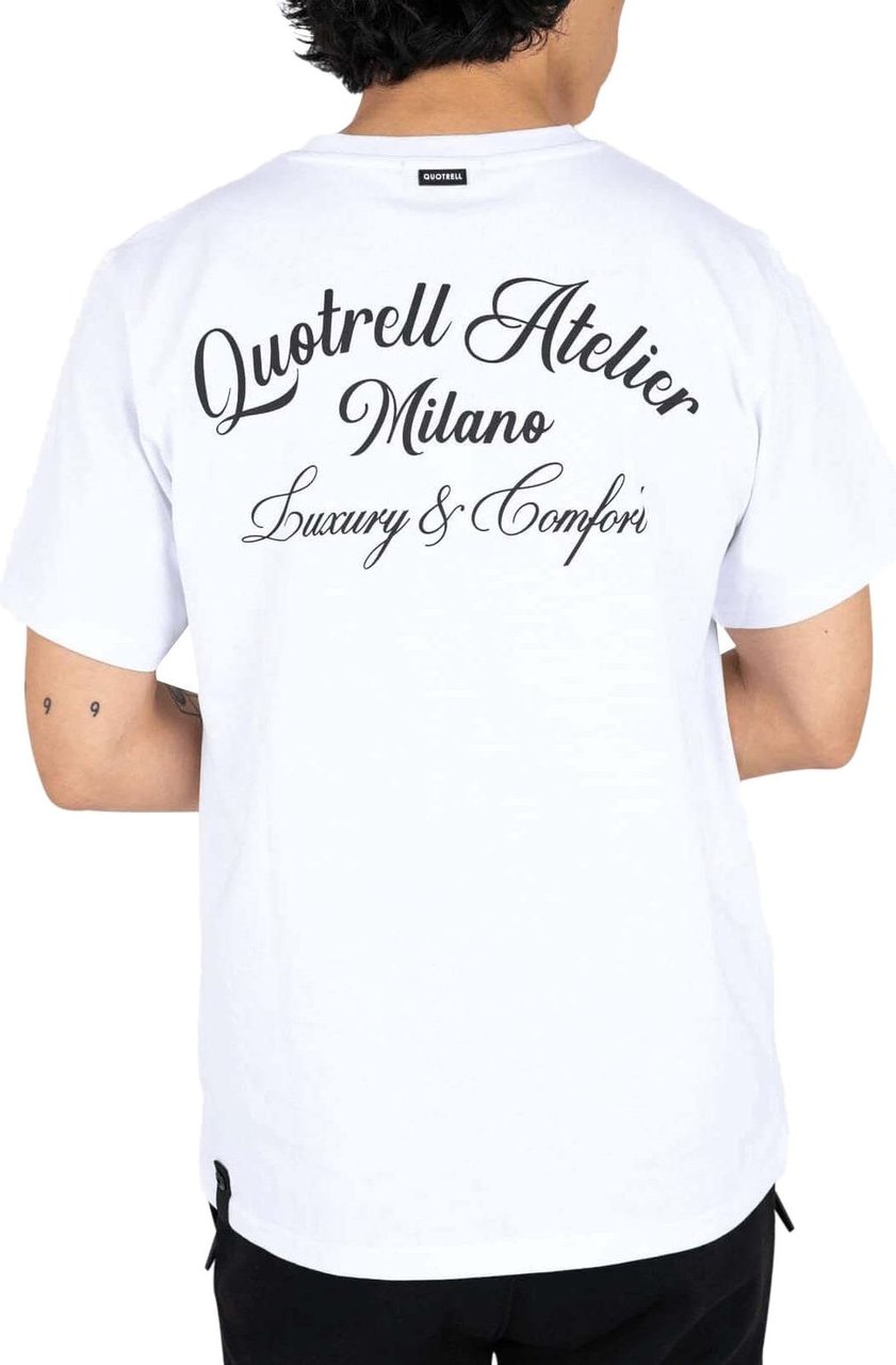 Quotrell Atelier Milano T-shirt | White/black Wit