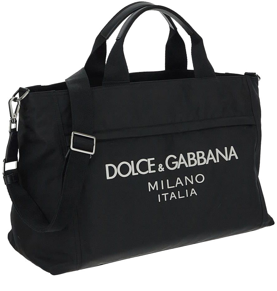 Dolce & Gabbana Logo Duffle Bag Zwart