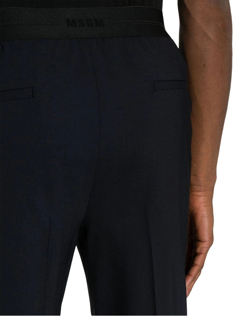 MSGM pantalone darkblue (navy) Blauw