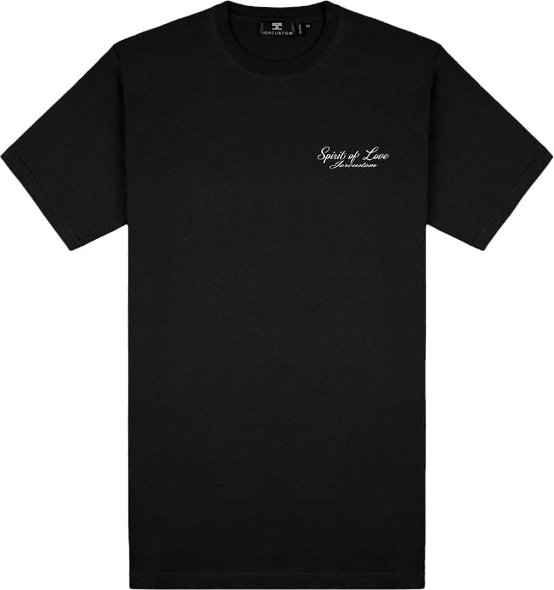 JORCUSTOM SpiritOfLove Slim Fit T-Shirt Black Zwart