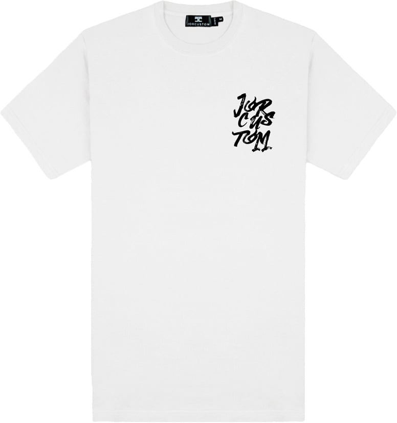 JORCUSTOM Forever Slim Fit T-Shirt White Wit