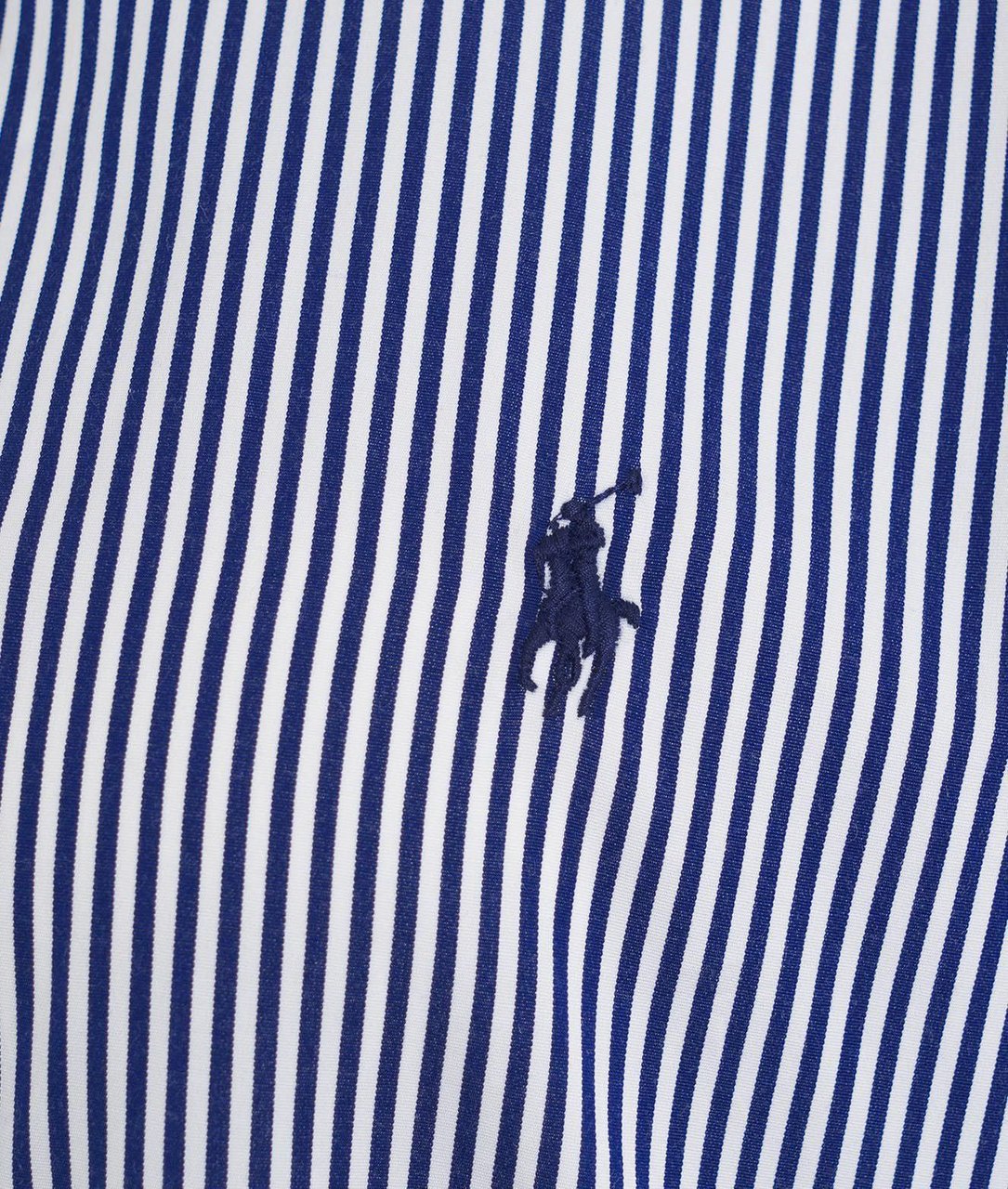 Ralph Lauren Blouse with contrasting stripes Blauw