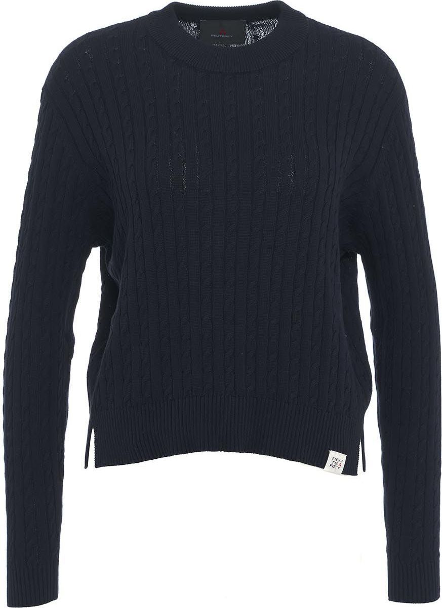 Peuterey Cable knit sweater Blauw