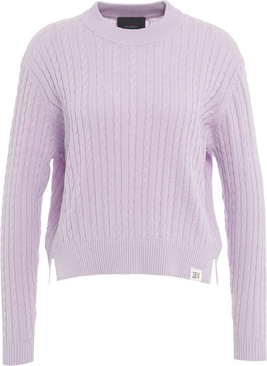 Peuterey Cable knit sweater Paars