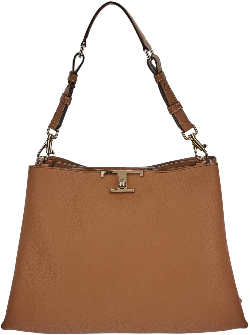 Tod's Bags Leather Brown Bruin