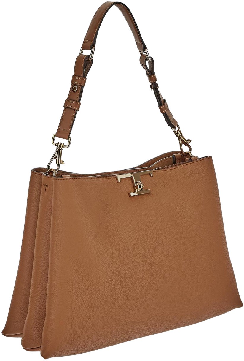 Tod's Bags Leather Brown Bruin