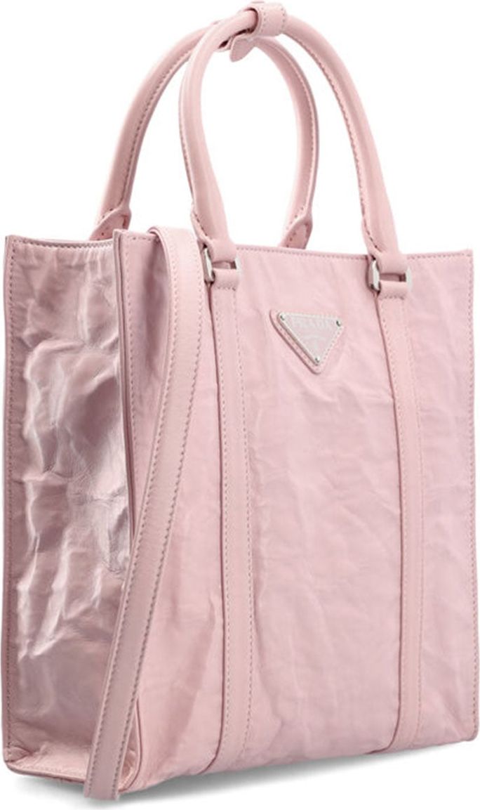 Prada Prada Leather Handbag Roze
