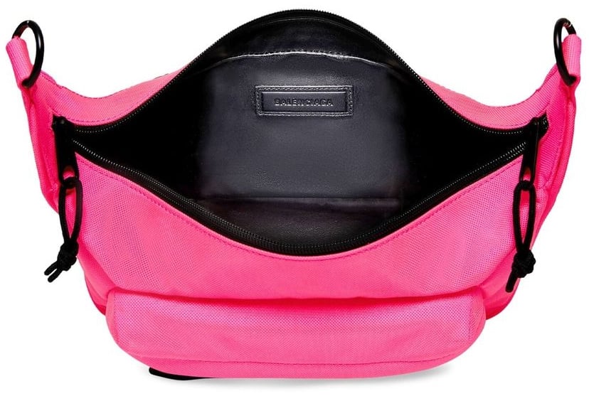 Balenciaga Raver Medium Chained Shoulder Bag Roze