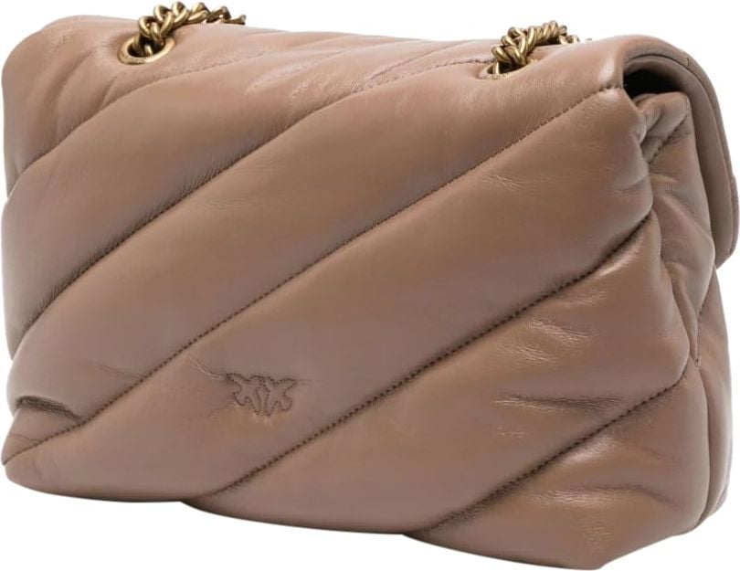Pinko Classic Love Bag Puff Maxi Quilt Beige