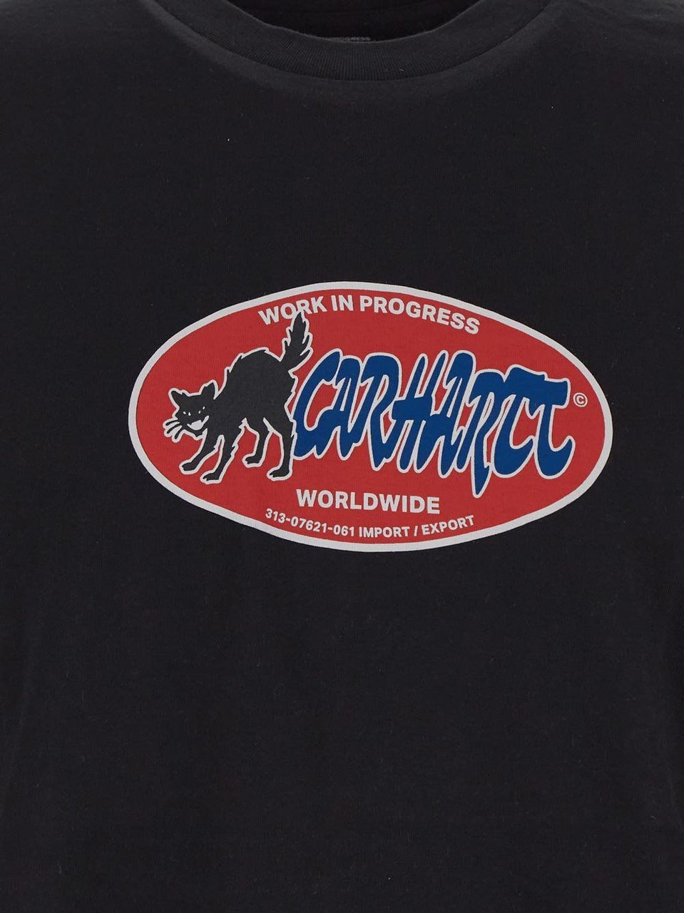 Carhartt Logo T-Shirt Zwart