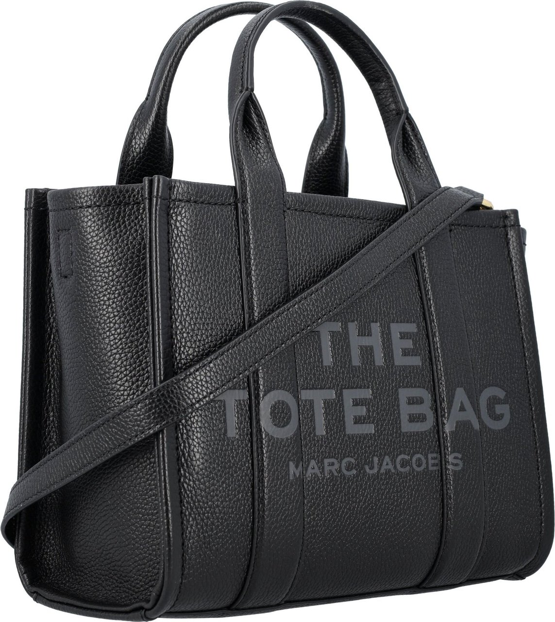 Marc Jacobs THE SMALL TOTE LEATHER Zwart