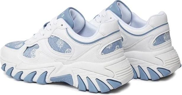 Guess Norina Sneakers Dames Wit/Blauw Blauw