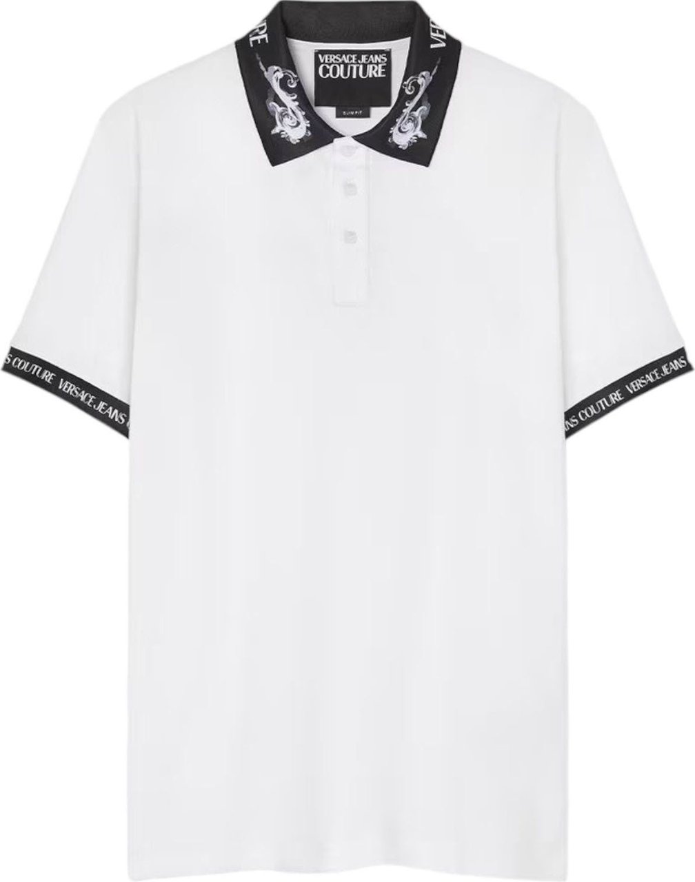 Versace Jeans Couture Versace Couture Heren Polo Wit 76GAGT00-CJ01T/003 Wit