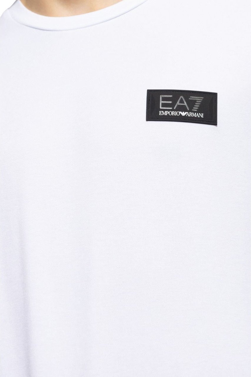 EA7 Armani Ea7 Heren T-shirt Wit 3DPT72-PJUJZ/1100 Wit