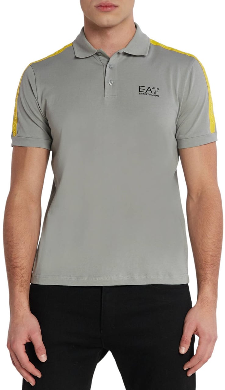 EA7 EA7 Emporio Armani Jersey Polo Shirt Griffin Groen