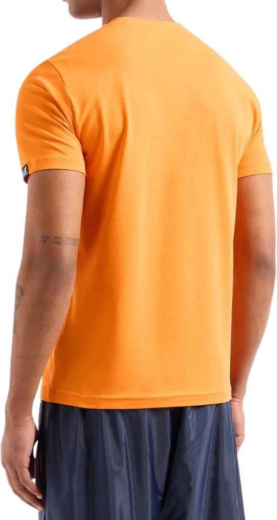 EA7 Armani Ea7 Heren T-shirt Oranje 3DPT37-PJMUZ/1666 Oranje