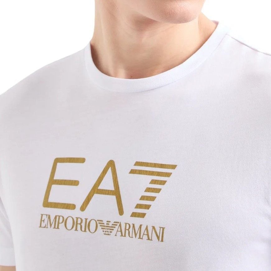 EA7 Armani Ea7 Heren T-shirt Wit 3DPT08-PJM9Z/1100 Wit