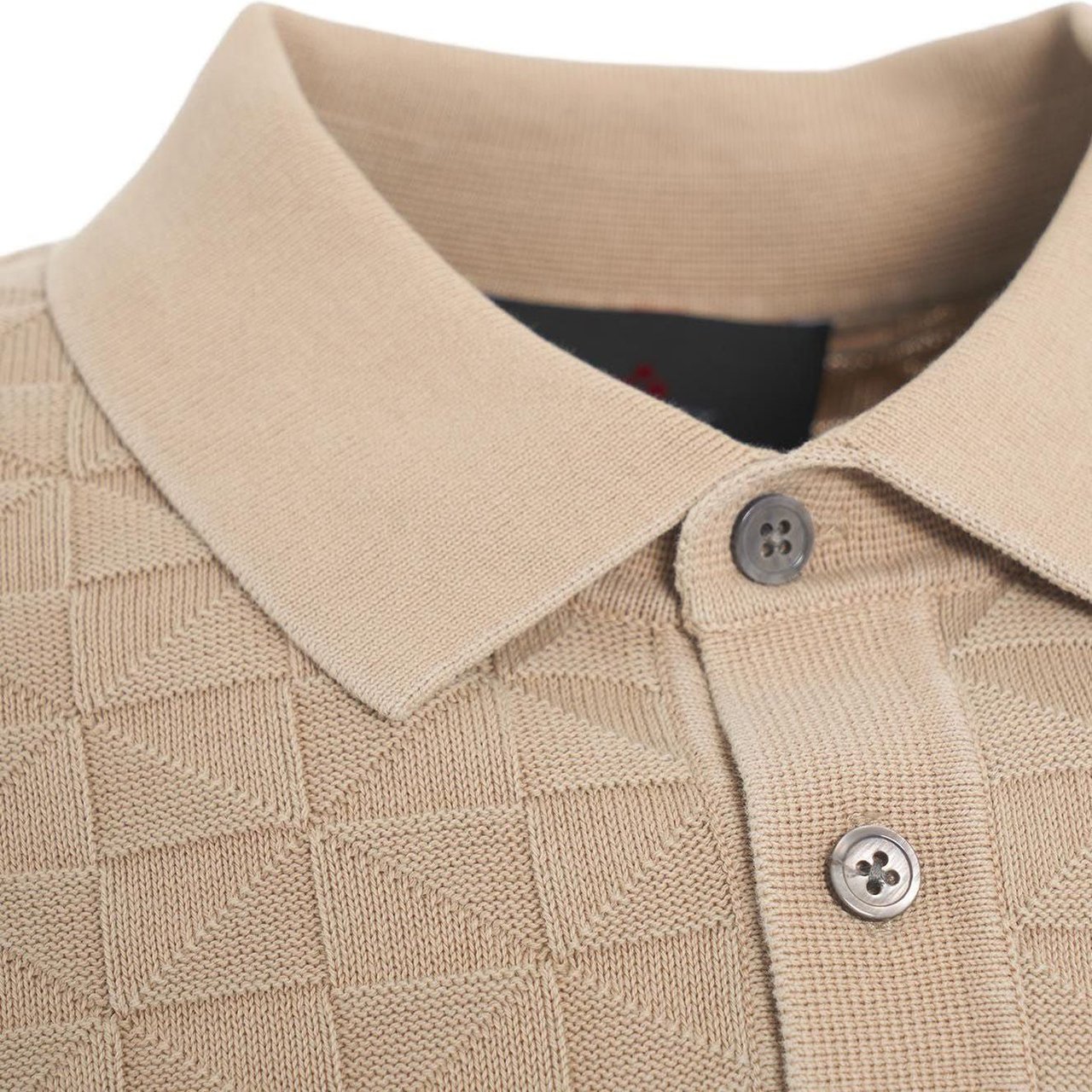 Peuterey Strick polo with pattern Beige