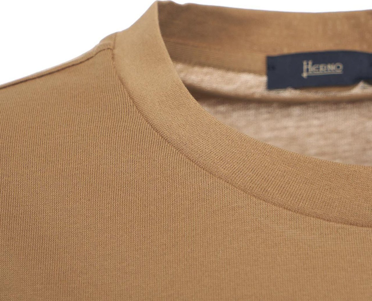 Herno T-shirt with flap pocket Bruin