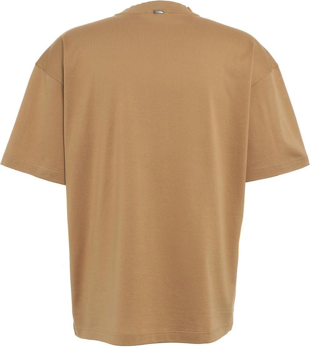 Herno T-shirt with flap pocket Bruin
