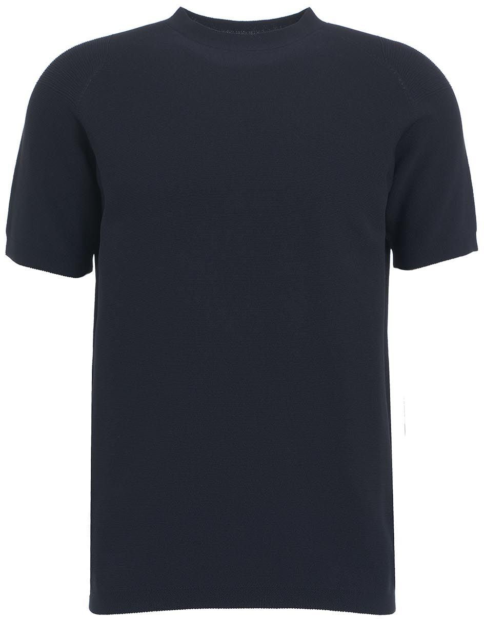 AlphaTauri T-shirt in knit Blauw