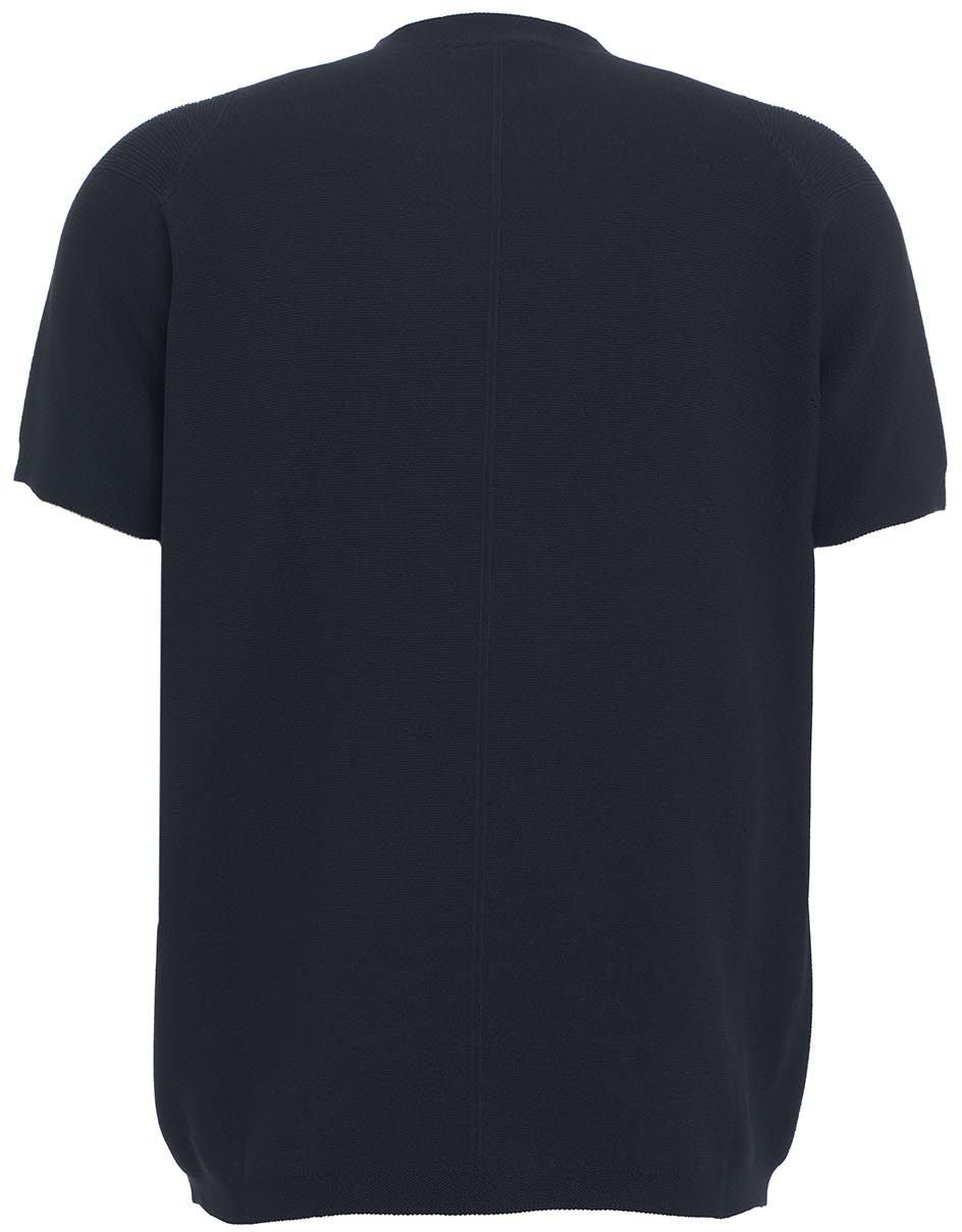 AlphaTauri T-shirt in knit Blauw