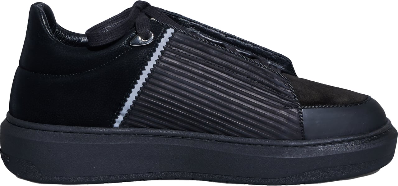 Benjamin Berner Sneaker 3D-striped Zwart