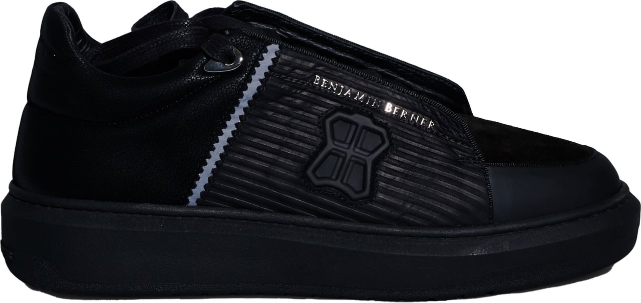 Benjamin Berner Sneaker 3D-striped Zwart