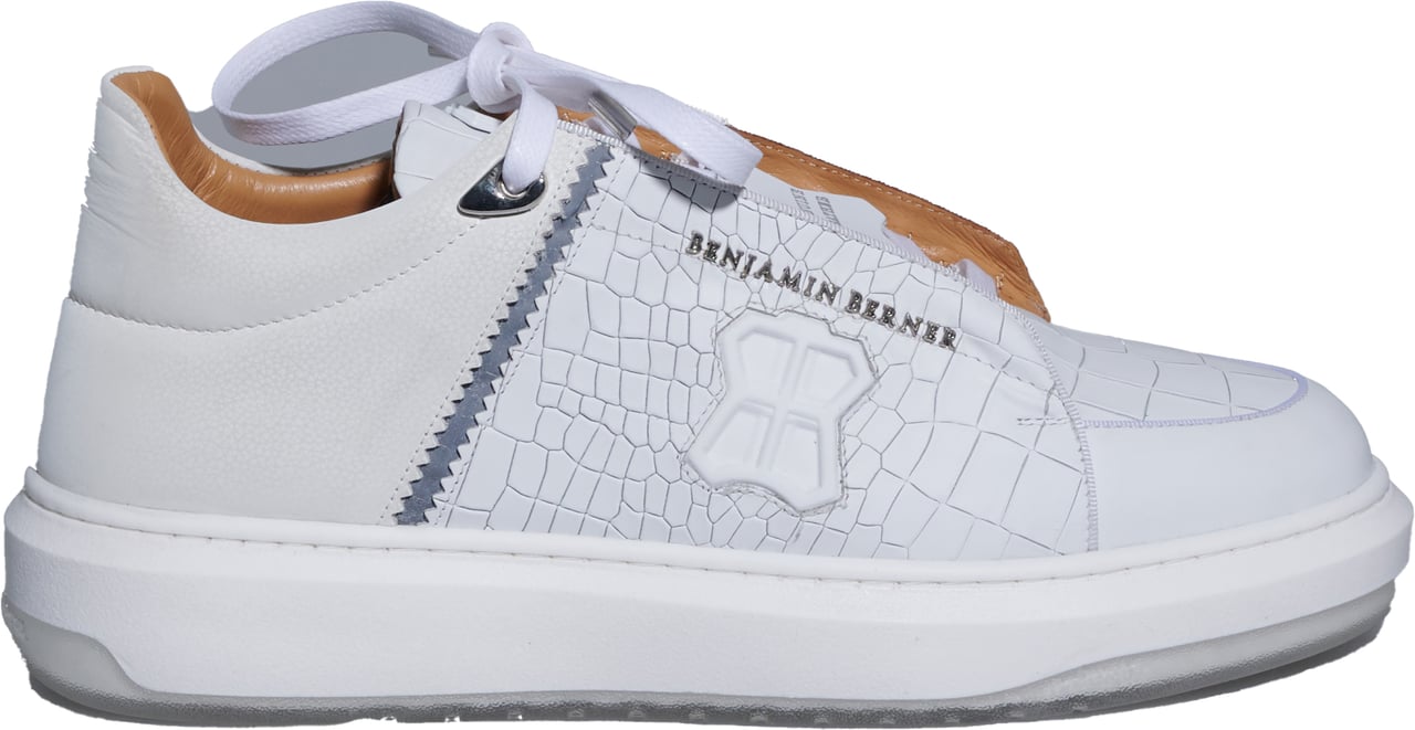 Benjamin Berner BnJ0161-Matt Crocodille White Wit