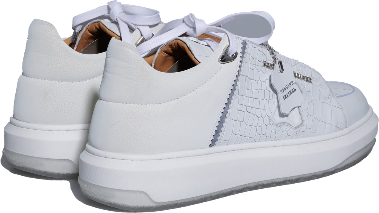 Benjamin Berner BnJ0161-Matt Crocodille White Wit