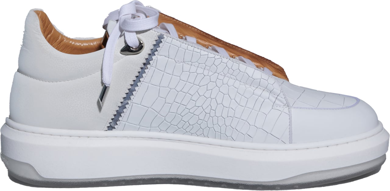 Benjamin Berner BnJ0161-Matt Crocodille White Wit
