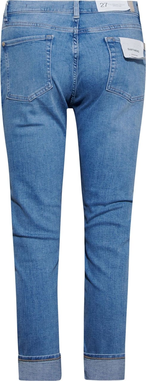 7 For All Mankind relaxed skinny jeans Blauw