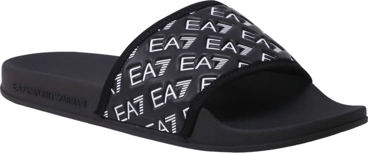 EA7 Armani Ea7 Heren Slippers Zwart XCP010-XK340/N078 Zwart