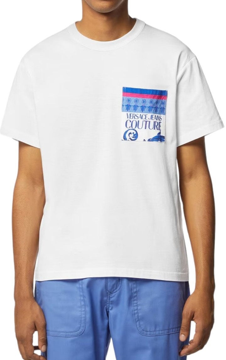 Versace Jeans Couture Versace Couture Heren T-shirt Wit Wit